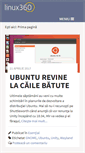 Mobile Screenshot of linux360.ro
